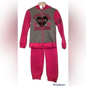 Diva Sz XS (4/5) Follow Your Dreams Fleece Sweatsuit NEW NWT